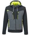 PW4472 DX472 Portwest DX4™ Zipped Hoodie metal grey colour image